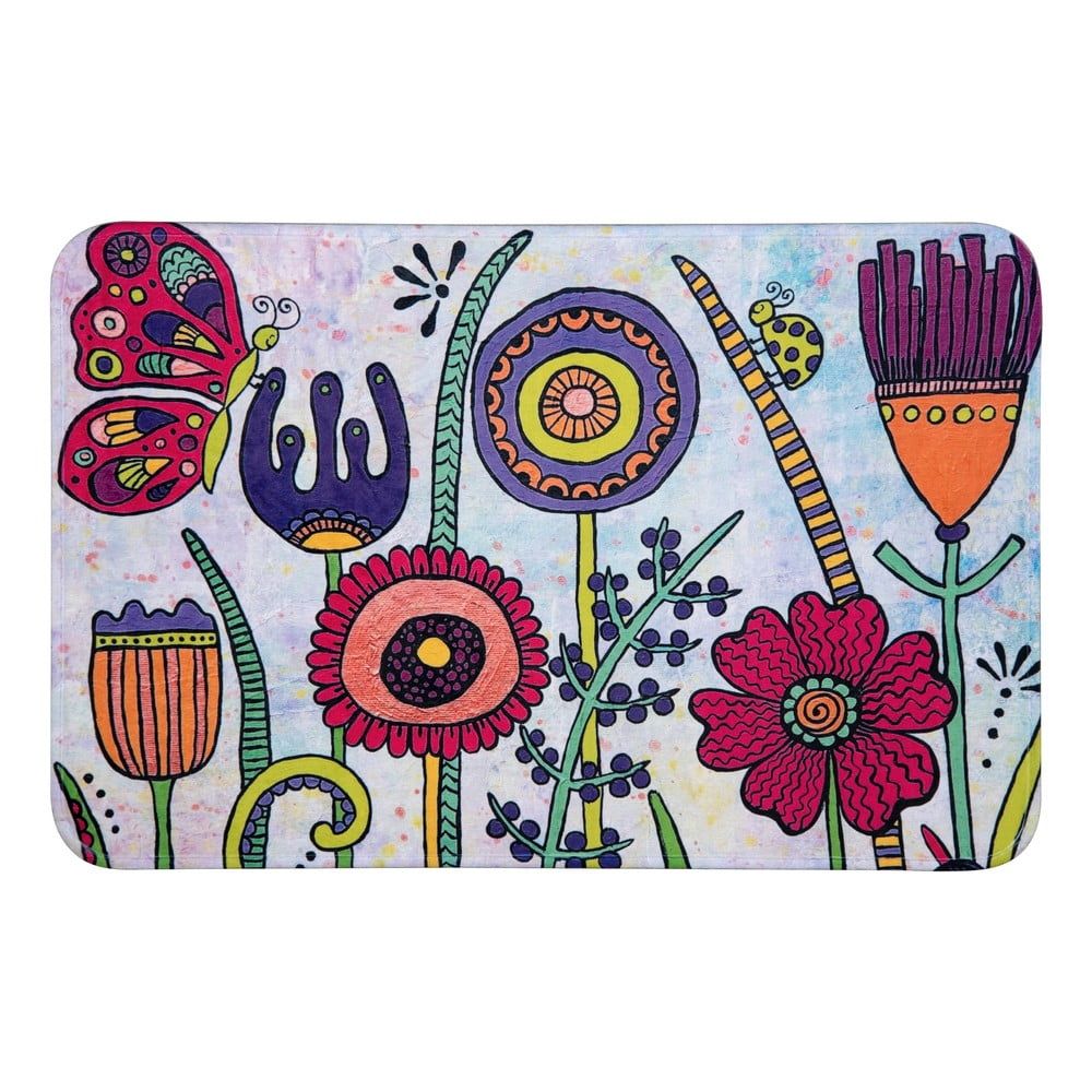 Textilní koupelnová předložka 45x70 cm Rollin\'Art Full Bloom – Wenko - Bonami.cz