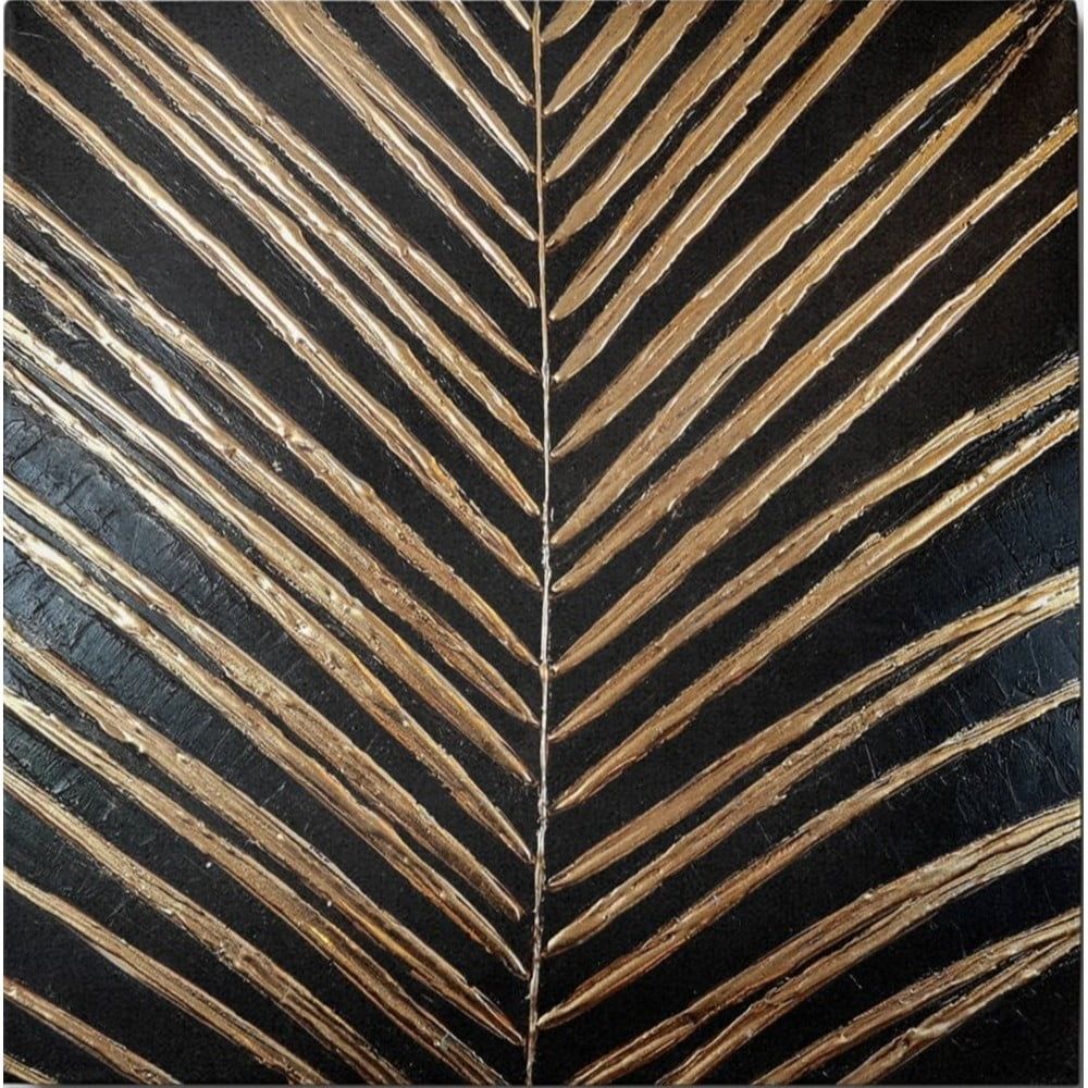 Ručně malovaný obraz 70x70 cm Palm Leaf – Wallity - Bonami.cz