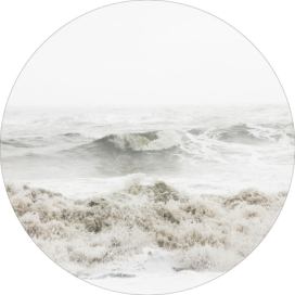 Obraz ø 70 cm Breaking Waves – Malerifabrikken Bonami.cz