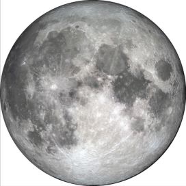 Obraz ø 70 cm The Moon – Malerifabrikken Bonami.cz