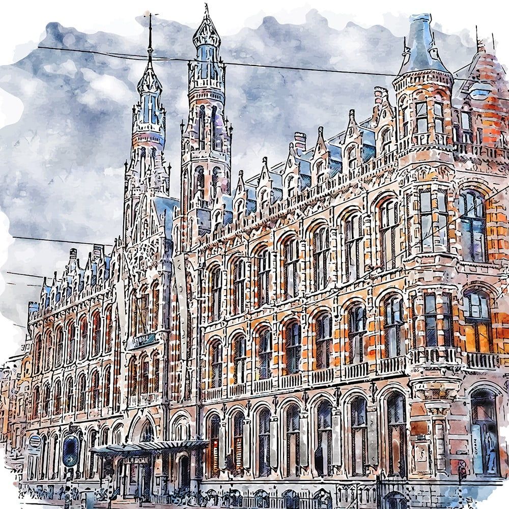 Obraz 50x50 cm Amsterdam – Fedkolor - Bonami.cz