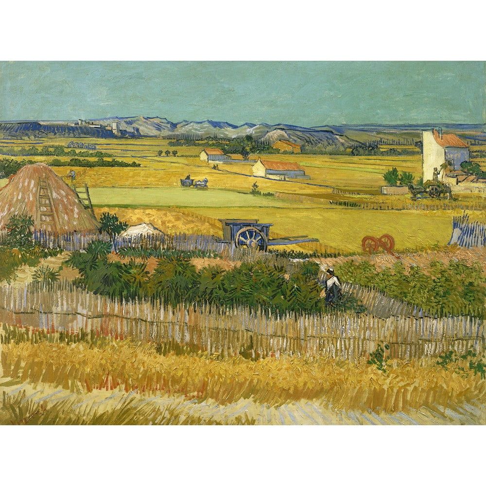 Obraz - reprodukce 70x50 cm The Harvest, Vincent van Gogh – Fedkolor - Bonami.cz