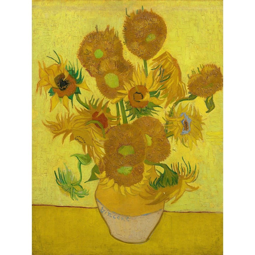 Obraz - reprodukce 30x40 cm Sunflowers, Vincent van Gogh – Fedkolor - Bonami.cz