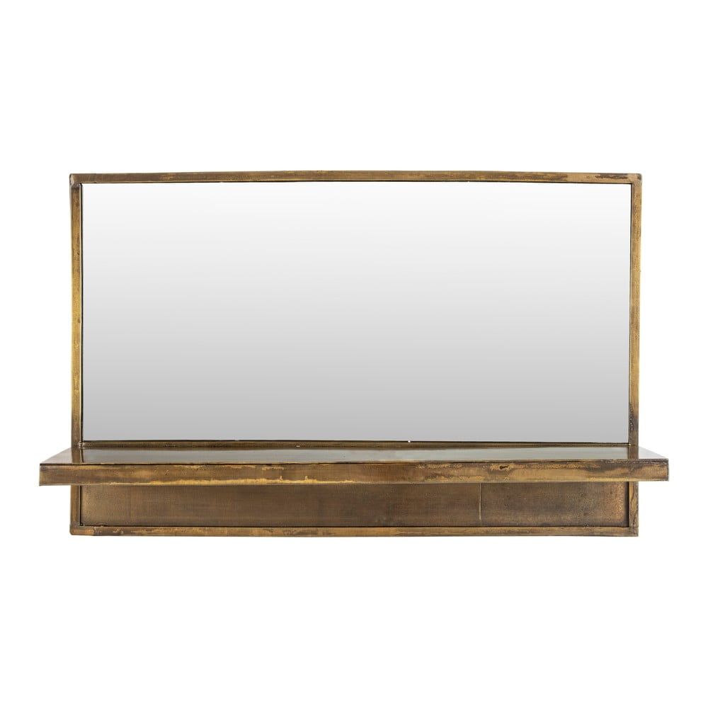 Nástěnné zrcadlo s poličkou  61x38 cm Feyza – White Label - Bonami.cz