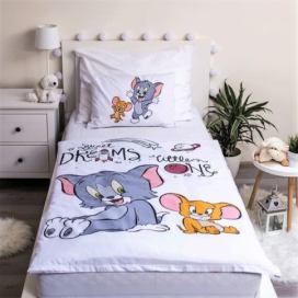 Jerry fabrics Disney povlečení do postýlky Tom &amp; Jerry 050 baby 100x135 + 40x60 cm  