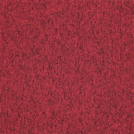 Balta koberce Kobercový čtverec Sonar 4420 červený  - 50x50 cm