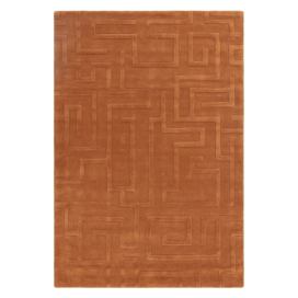 Vlněný koberec v cihlové barvě 160x230 cm Maze – Asiatic Carpets Bonami.cz