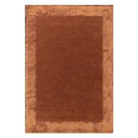 Ručně tkaný koberec s příměsí vlny v cihlové barvě 160x230 cm Ascot – Asiatic Carpets Bonami.cz