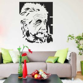 Samolepka na zeď Albert Einstein 001