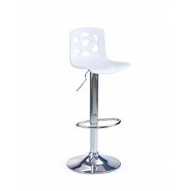 Halmar Barová židle H-48, bílá