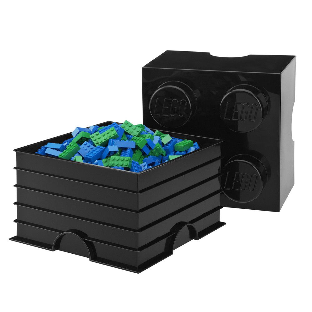 Černý úložný box čtverec LEGO® - Bonami.cz