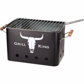 Vaggan BBQ Přenosný gril GRILL KING, kovový, 44 x 23 x 23 cm
